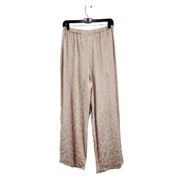 Home Frox Women's Rayon Textured Wide Leg Pants Light Pink - Picture 8 of 9